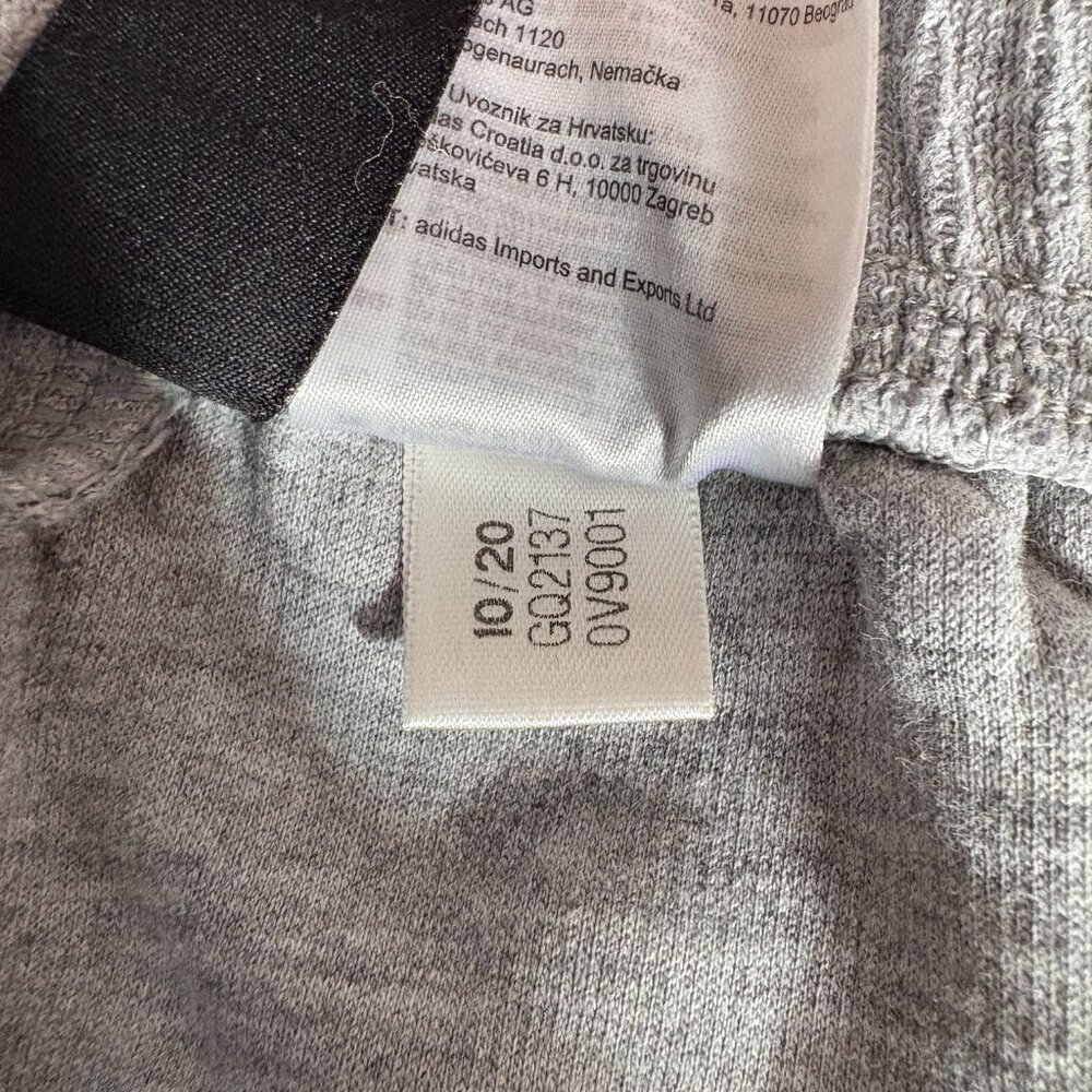 adidas Gray Ribbed Sweatpants - Picture 7 of 7